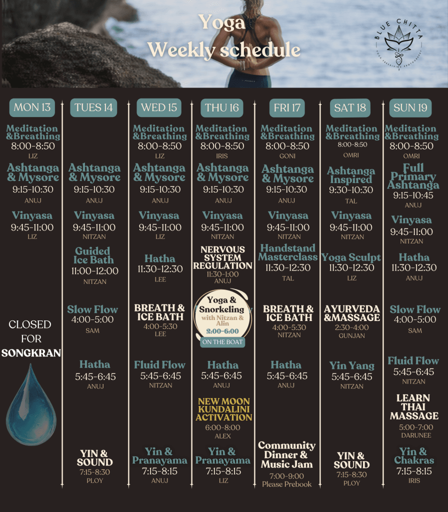 Yoga blue chitta koh tao