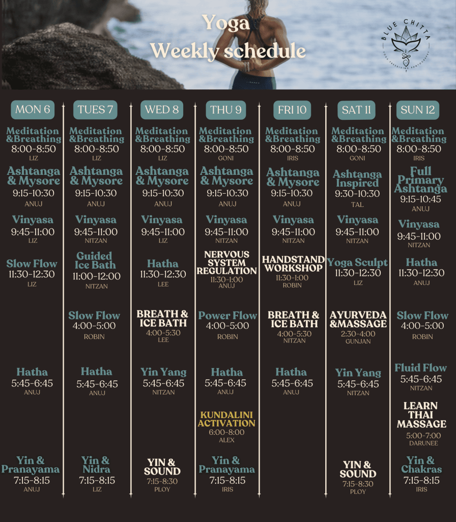 Yoga koh tao Blue Chitta