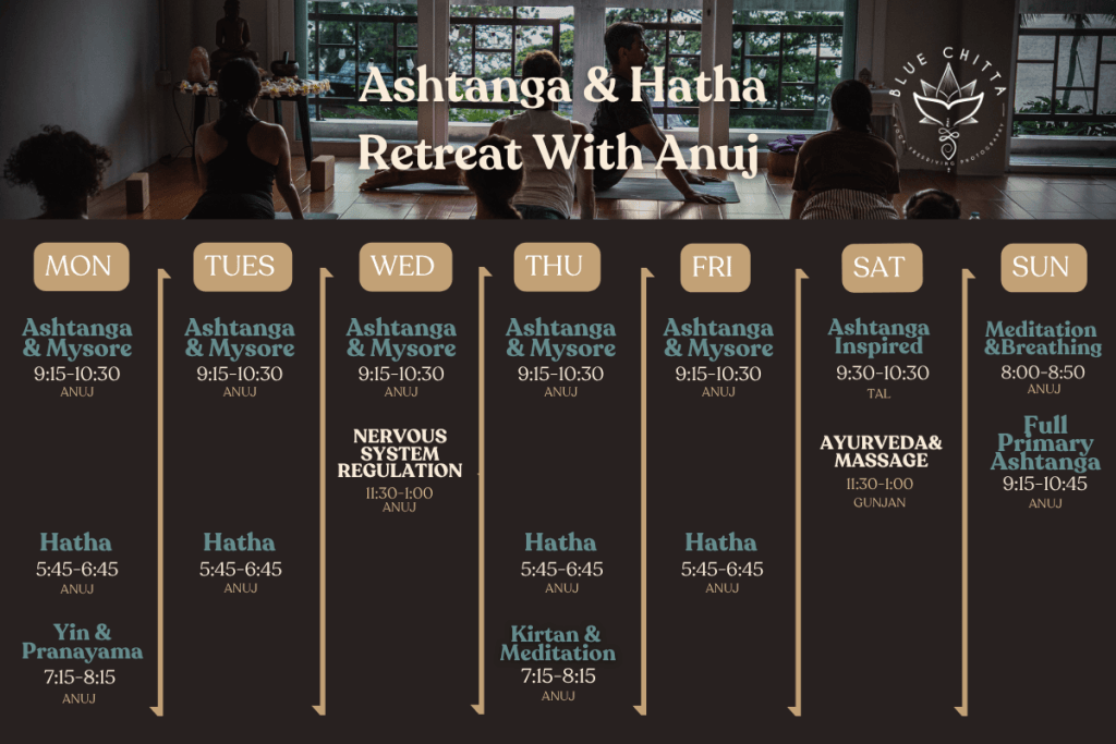 ashtanga yoga retreat schedule