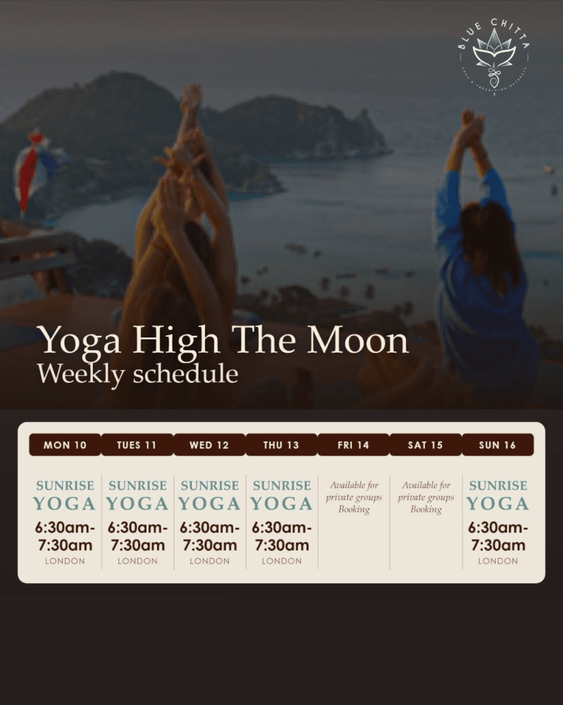 yoga high the moon blue chitta koh tao