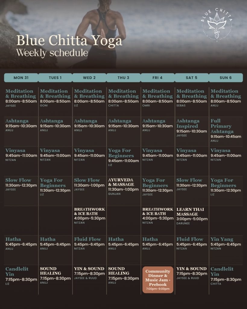 yoga blue chitta koh tao