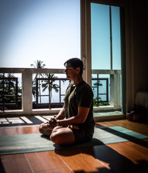 Anuj yoga teacher blue chitta